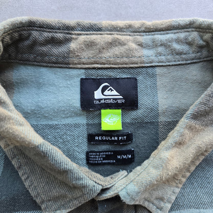 Quiksilver Flannel Button Up Shirt - M