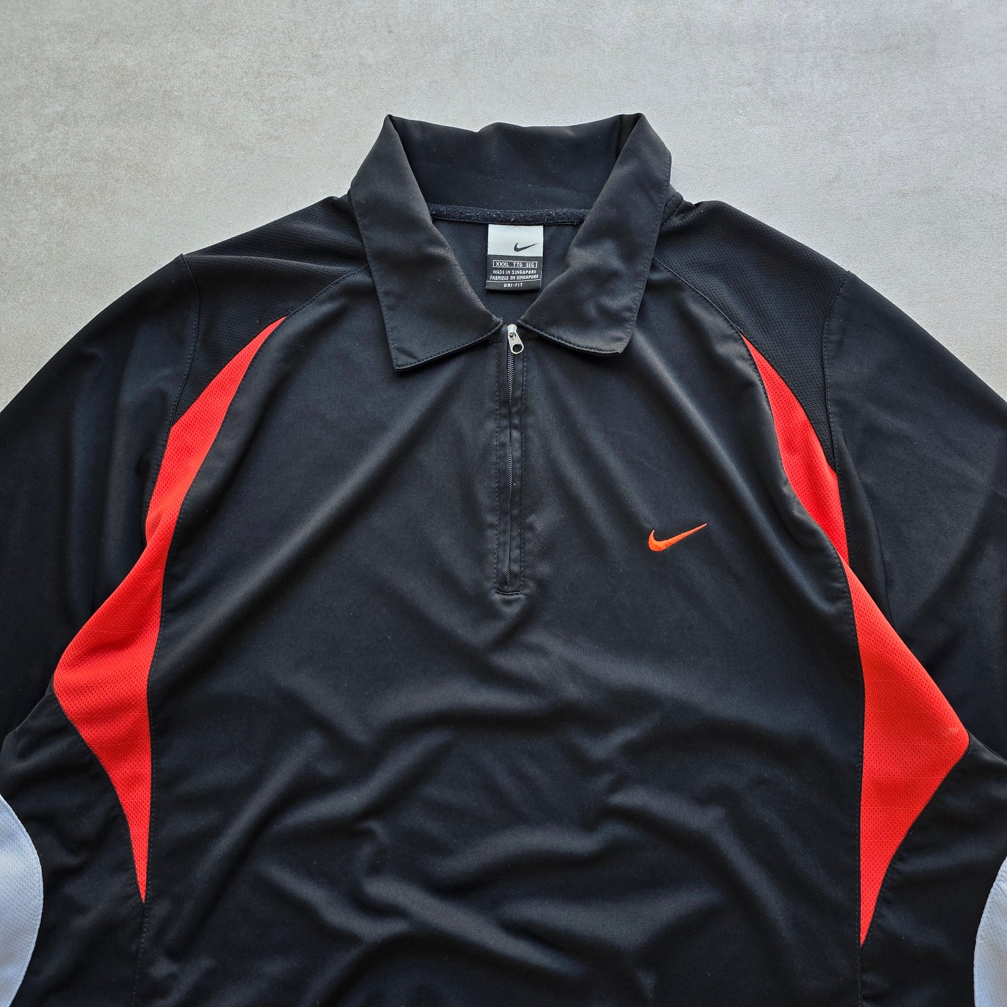 Vintage Nike Dri-Fit 1/4 Zip Polo Shirt - L/XL
