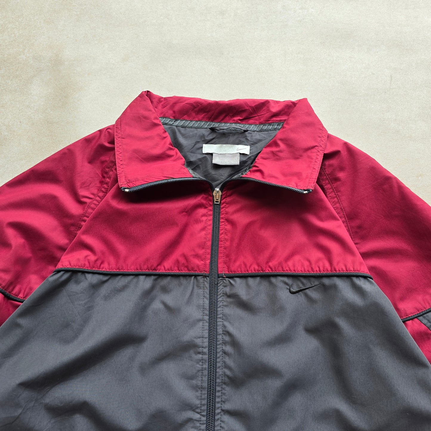 Vintage Nike Embroidered Swoosh Windbreaker Jacket - L