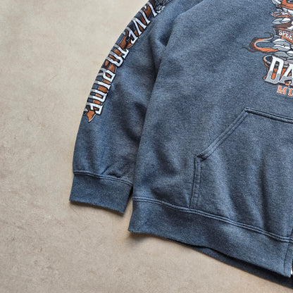 Harley Davidson Full Zip Hoodie - L