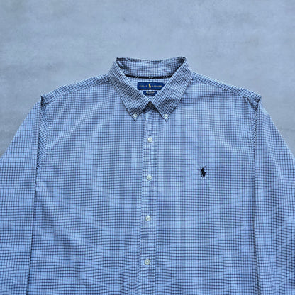 Ralph Lauren Long Sleeve Button Up Check Shirt - XXL
