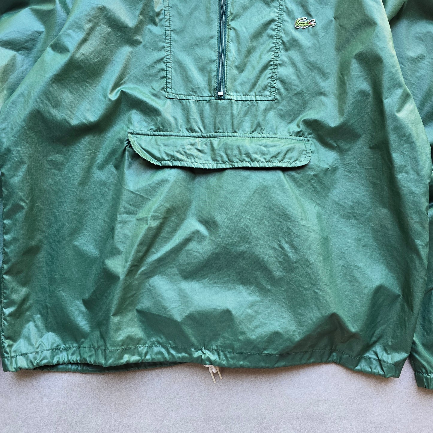 Vintage Lacoste Packable Windbreaker Jacket - M