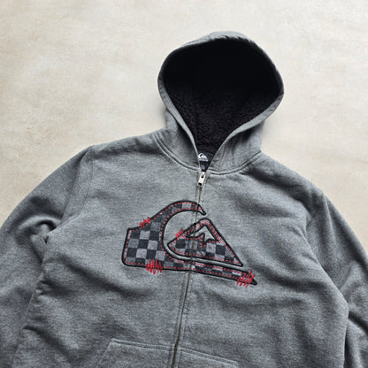 Quiksilver Sherpa Fleece Lined Full Zip Hoodie - S