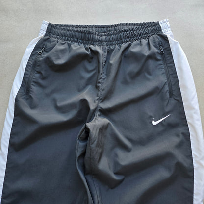 Y2K Nike Embroidered Swoosh Track Pants - M