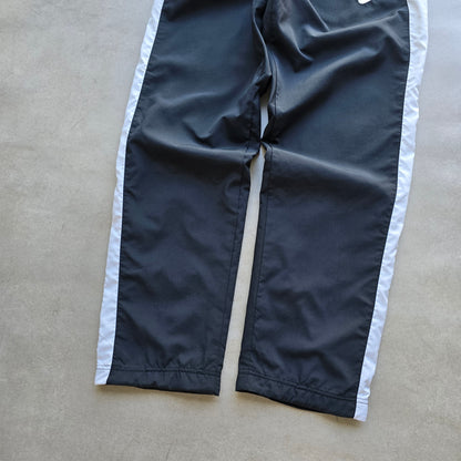 Y2K Nike Embroidered Swoosh Track Pants - M
