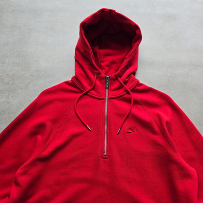 Vintage Nike 1/4 Zip Hoodie - M