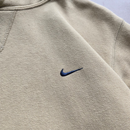 Vintage Nike Embroidered Swoosh Hoodie - M