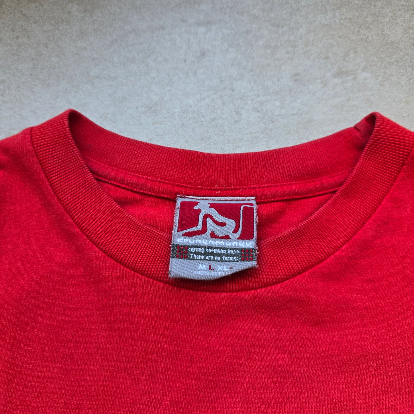 Vintage Y2K Drunknmunky Tee - L