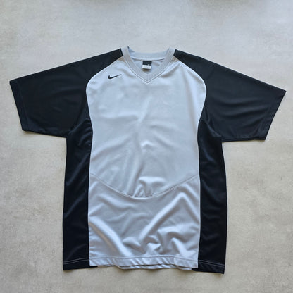 Vintage Nike Embroidered Swoosh Jersey Tee - L/XL