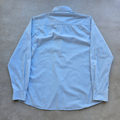 Moschino Embroidered Heart Blue Button Up Shirt - L
