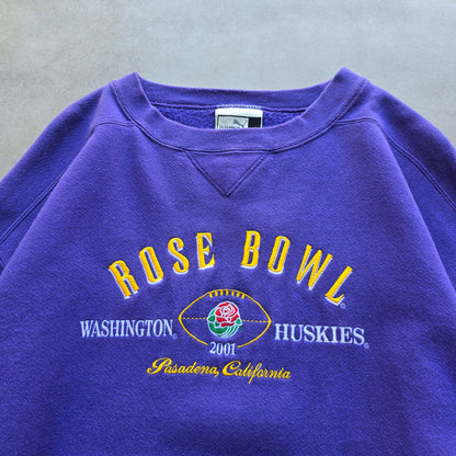 Vintage Washington Huskies Rose Bowl Puma Sweatshirt - XL