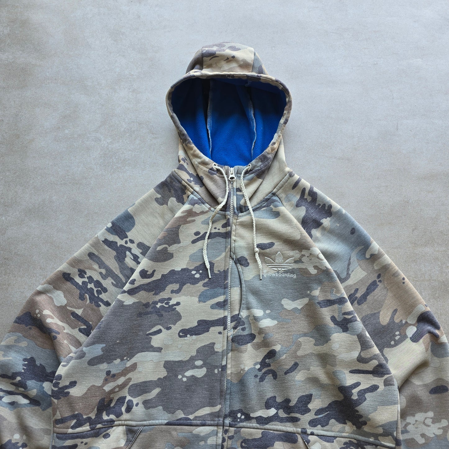 Adidas Snowboarding Camo Hoodie - M