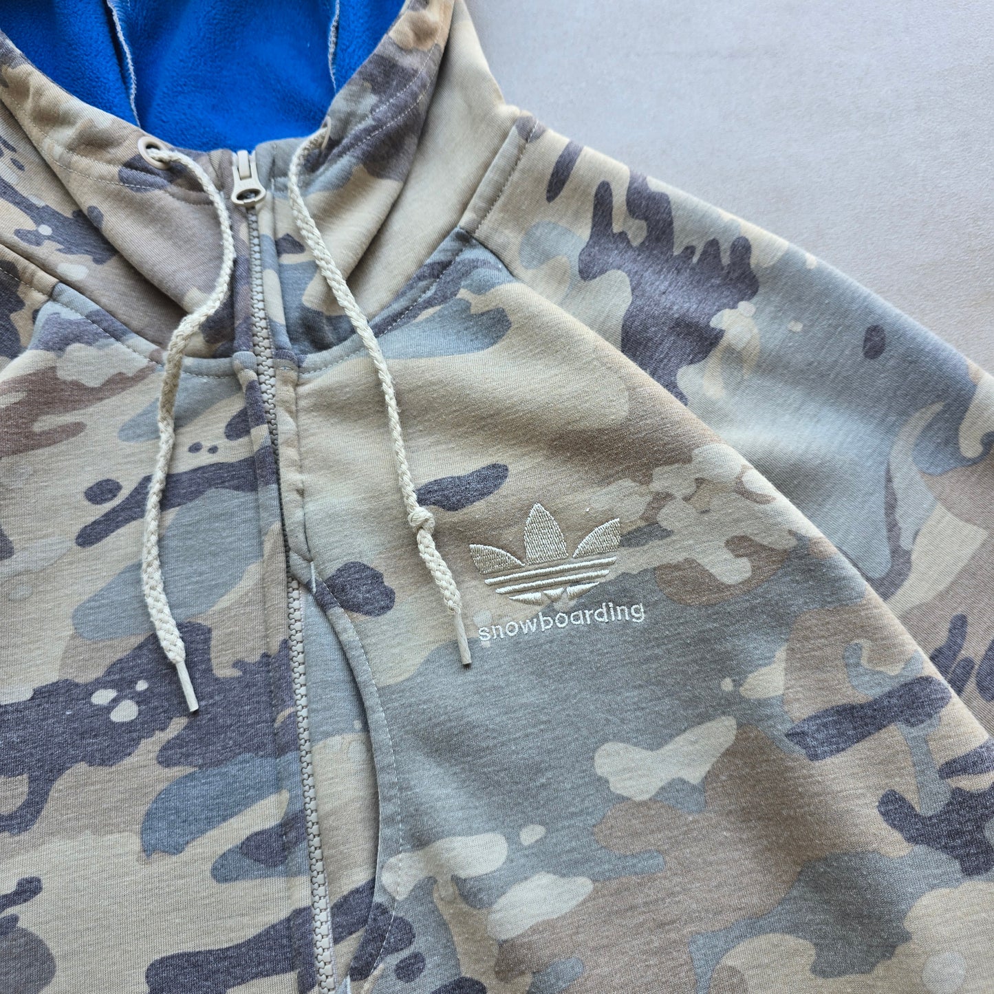 Adidas Snowboarding Camo Hoodie - M