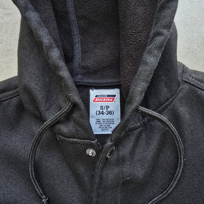 Vintage Dickies Button Up Hooded Jacket - S