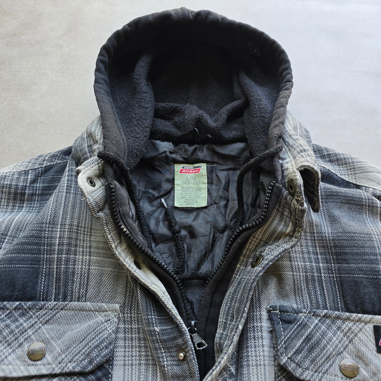 Vintage Dickies Hooded Workwear Jacket - L