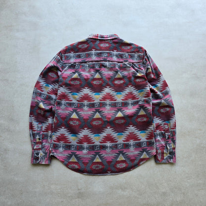 Mambo Loud Flannel Button Up Shirt - S