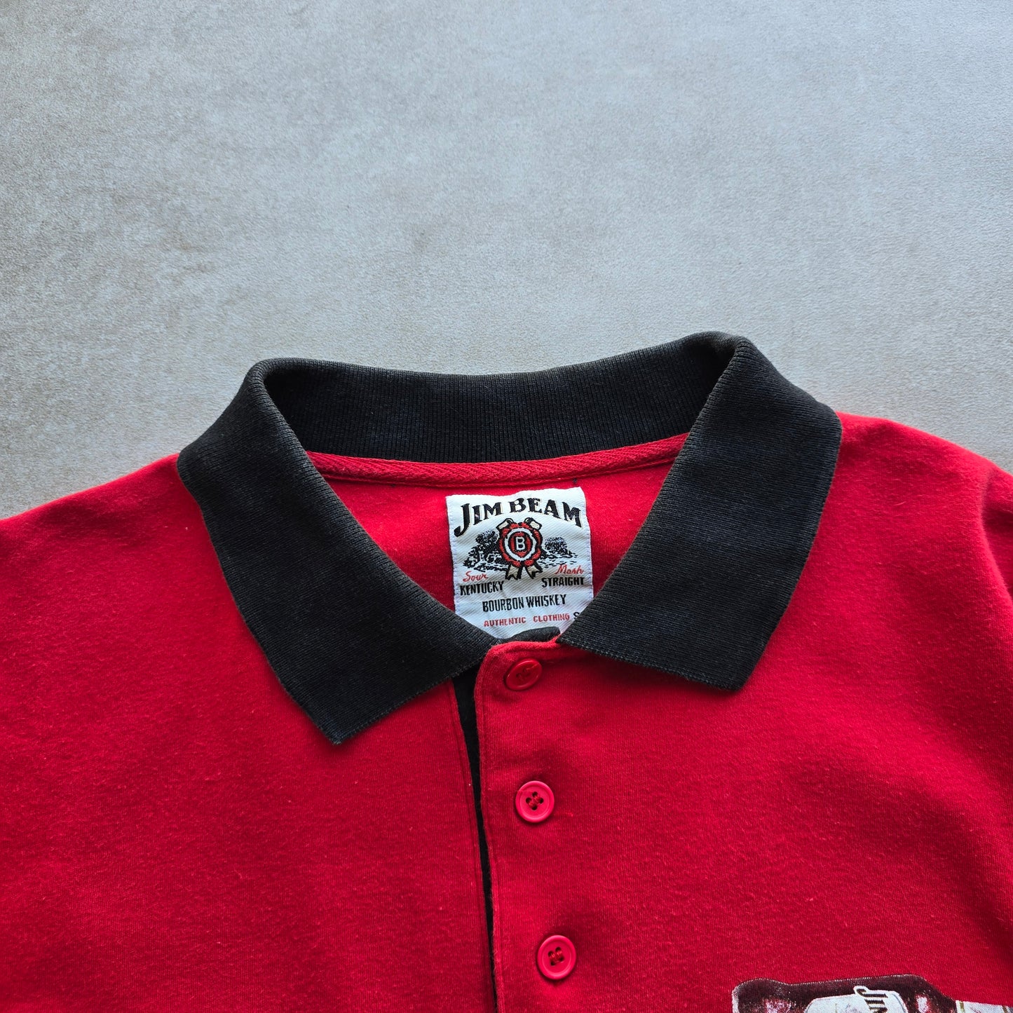 Vintage Jim Beam Polo Shirt - L