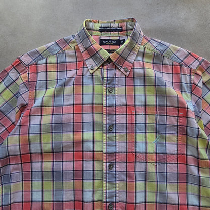 Nautica Short Sleeve Button Up Shirt - M