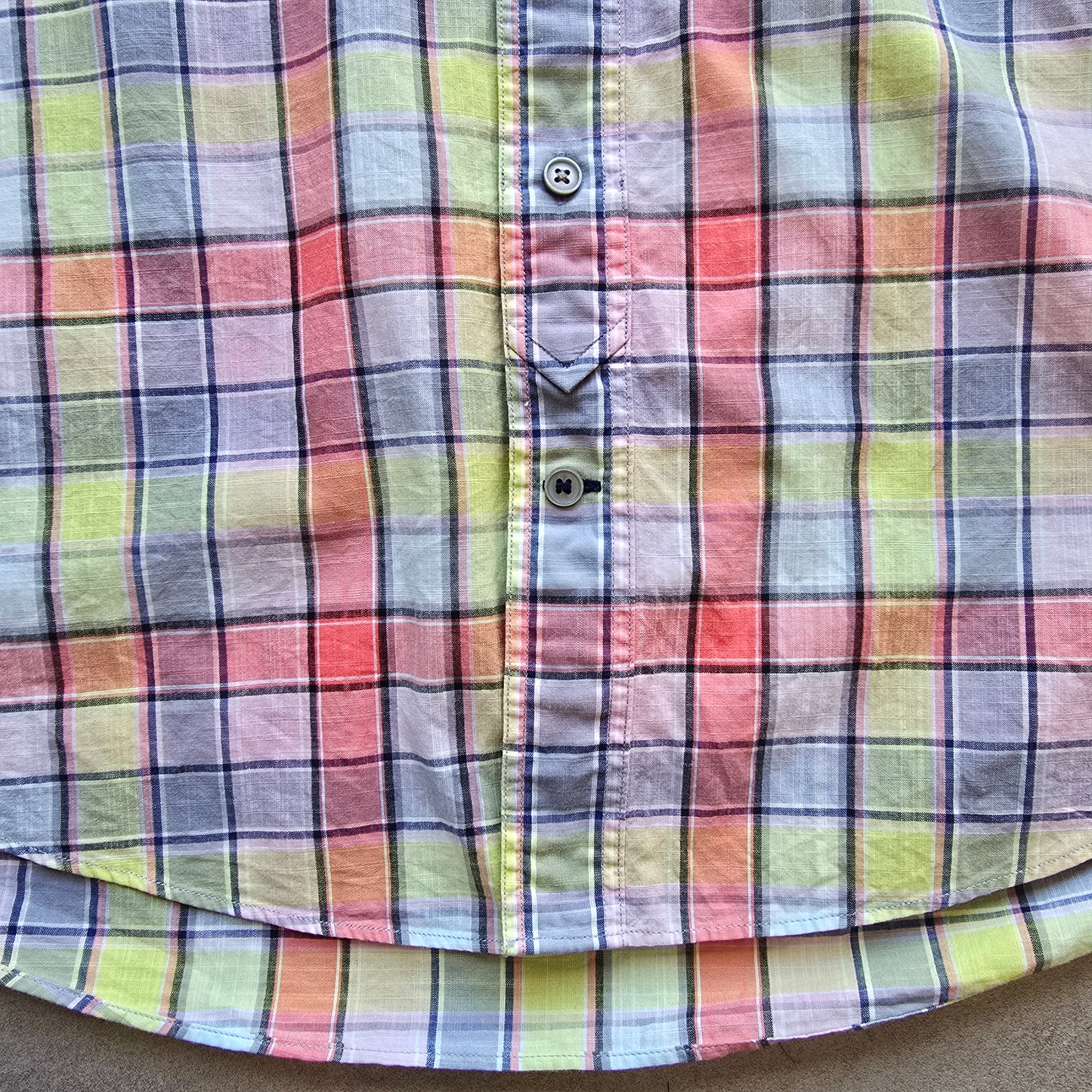 Nautica Short Sleeve Button Up Shirt - M