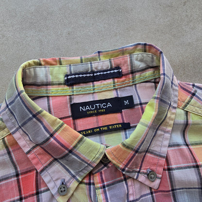 Nautica Short Sleeve Button Up Shirt - M