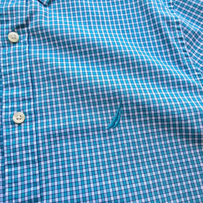 Nautica Short Sleeve Button Up Shirt (NEW) - M/L