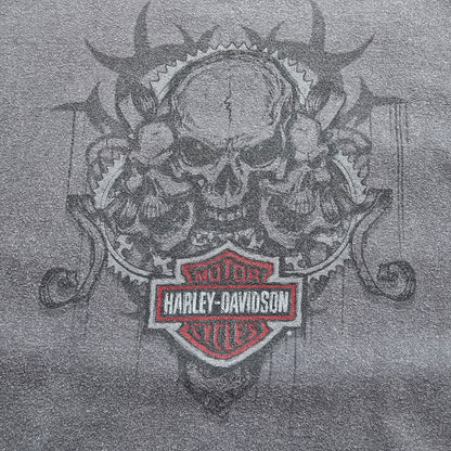 Y2K Harley Davidson Skulls Las Vegas Tee - XL