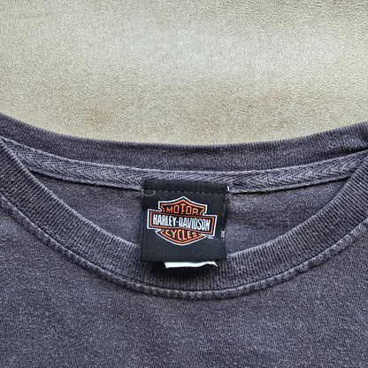 Y2K Harley Davidson Skulls Las Vegas Tee - XL