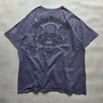 Y2K Harley Davidson Skulls Las Vegas Tee - XL