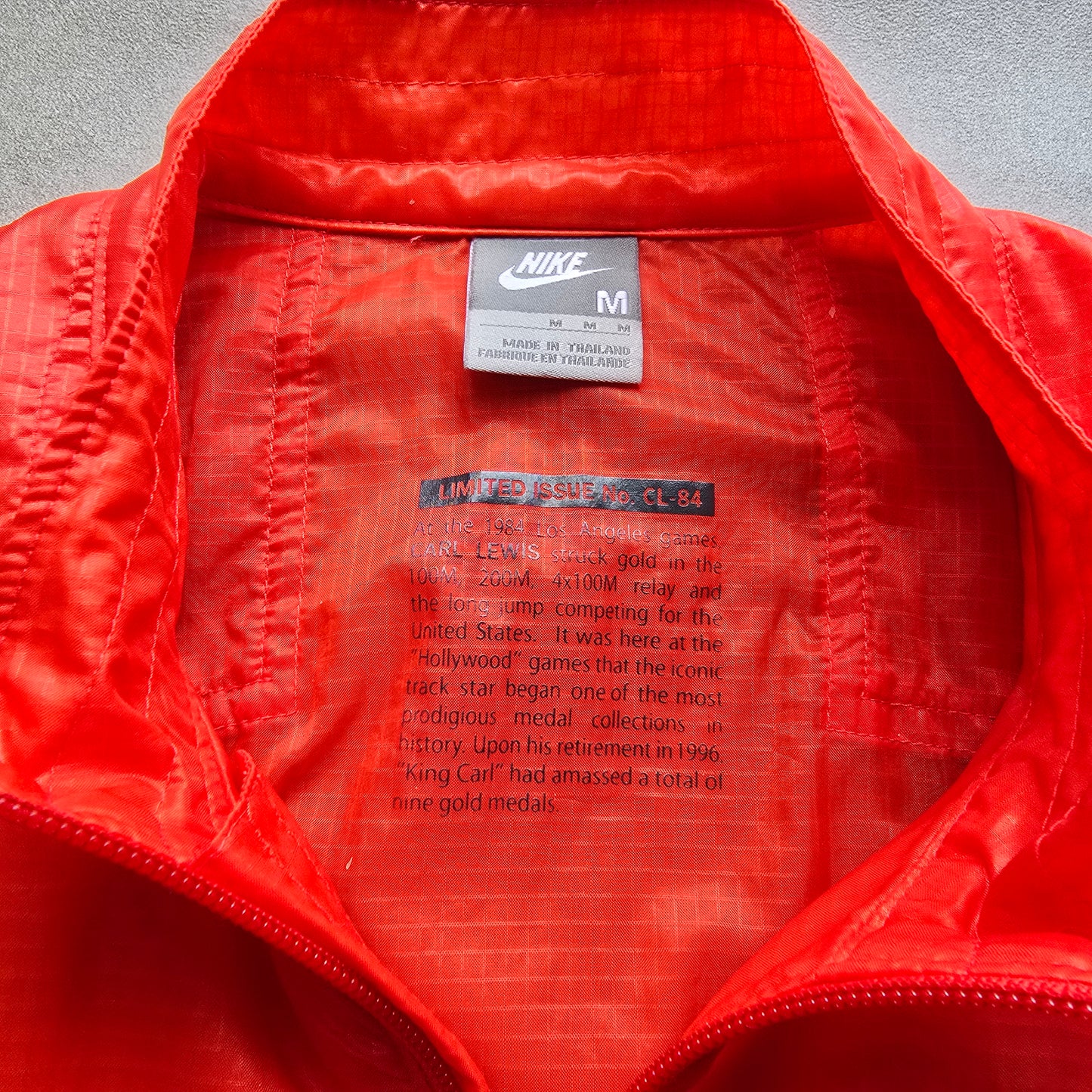 Vintage Nike Carl Lewis Lightweight Jacket - M