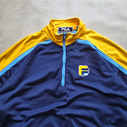 Vintage FIla 1/4 ZIp Track Jacket - L/XL
