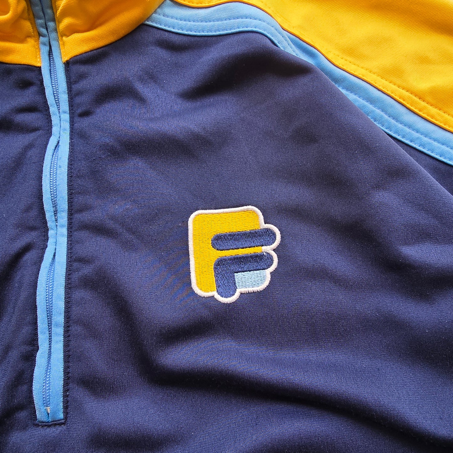 Vintage FIla 1/4 ZIp Track Jacket - L/XL