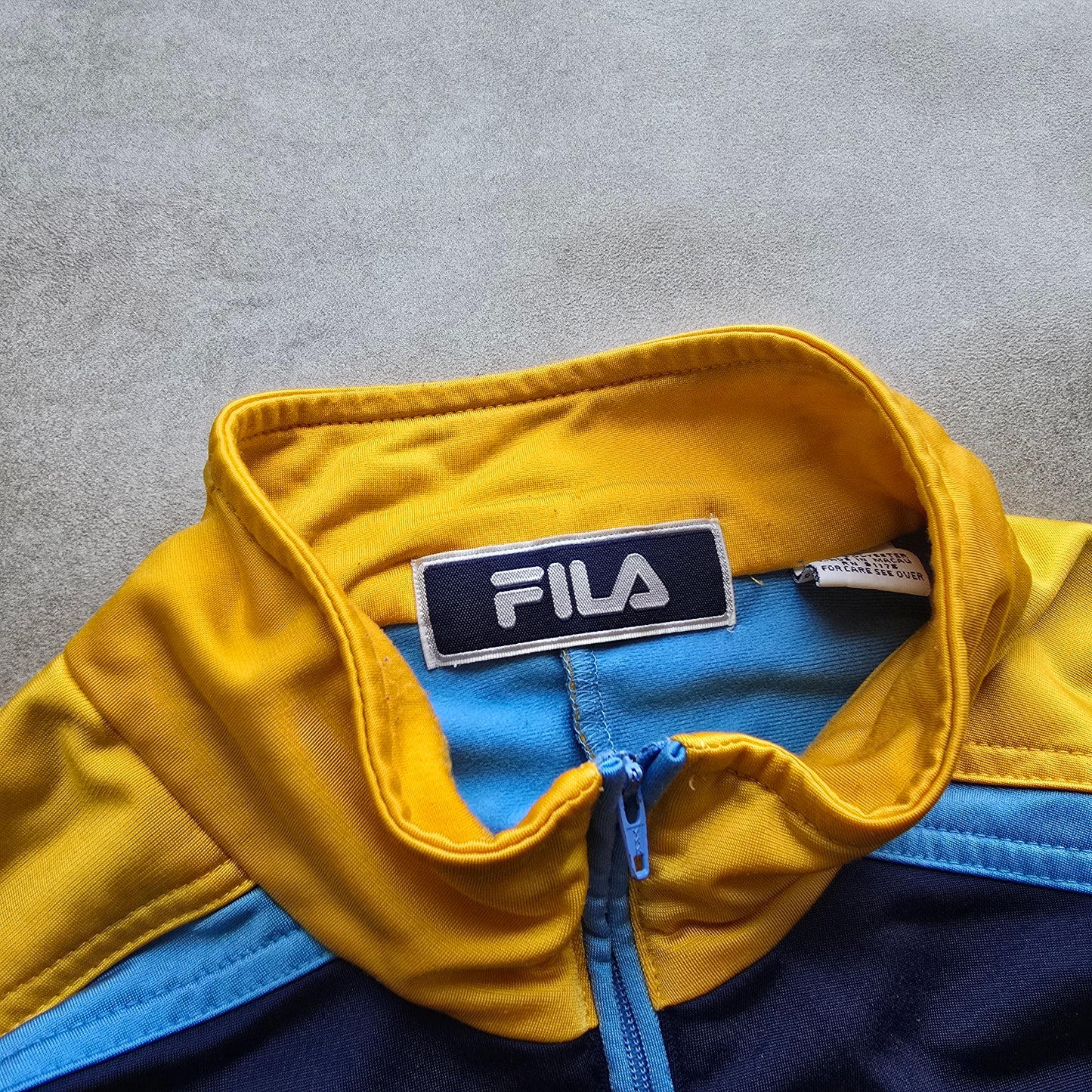 Vintage FIla 1/4 ZIp Track Jacket - L/XL