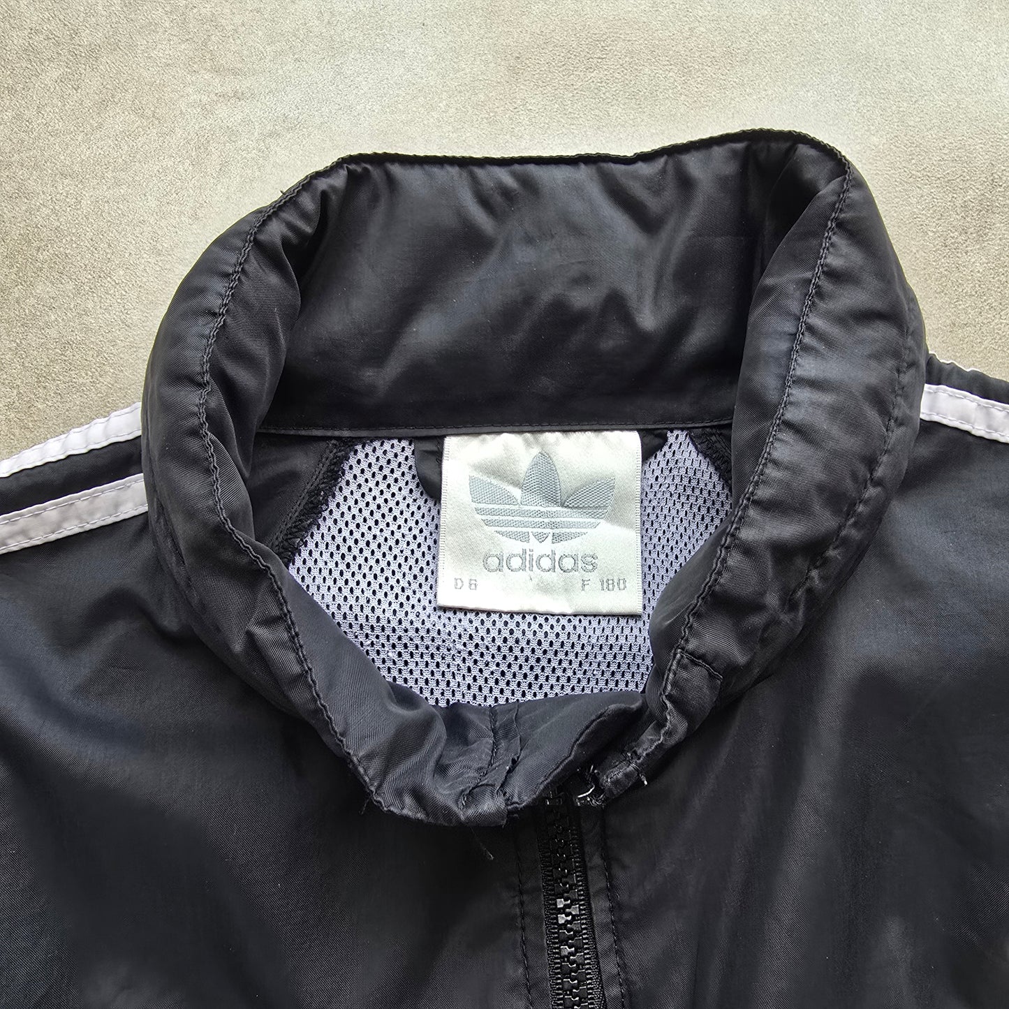 Vintage 80's Adidas Windbreaker Jacket - L