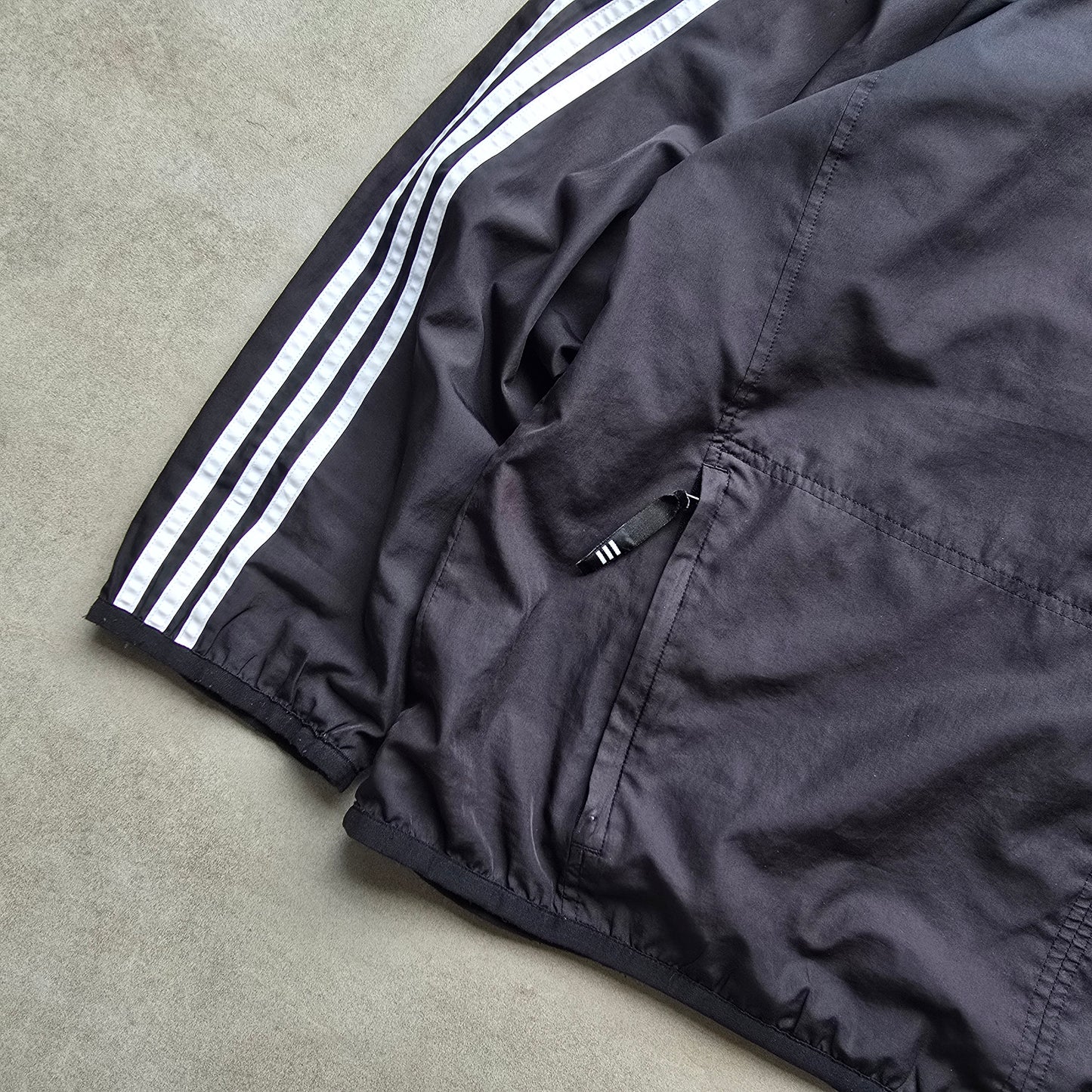 Vintage Adidas 1/2 Zip Windbreaker Jacket - XL