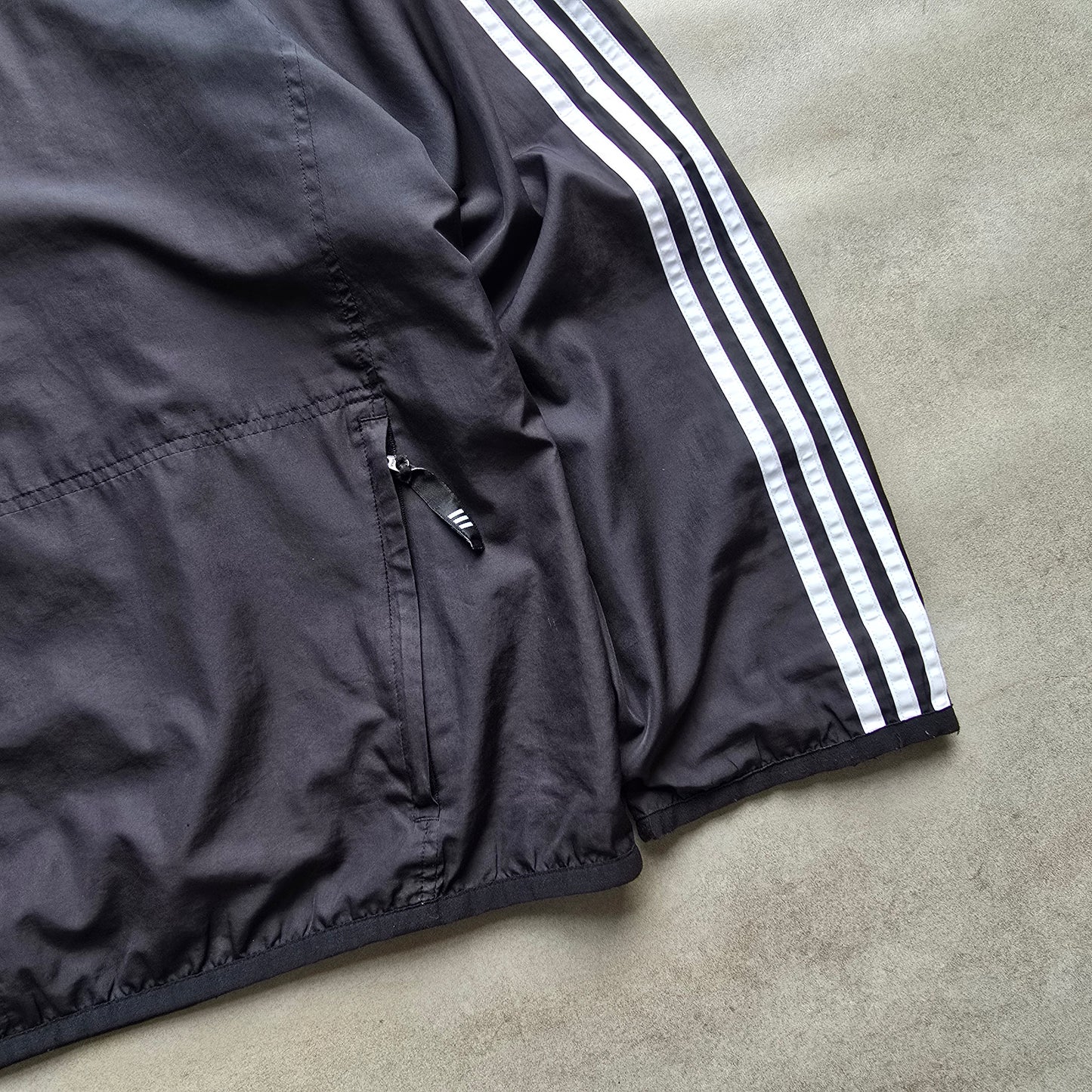 Vintage Adidas 1/2 Zip Windbreaker Jacket - XL