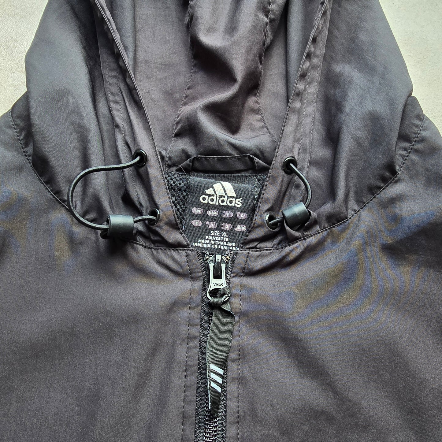 Vintage Adidas 1/2 Zip Windbreaker Jacket - XL