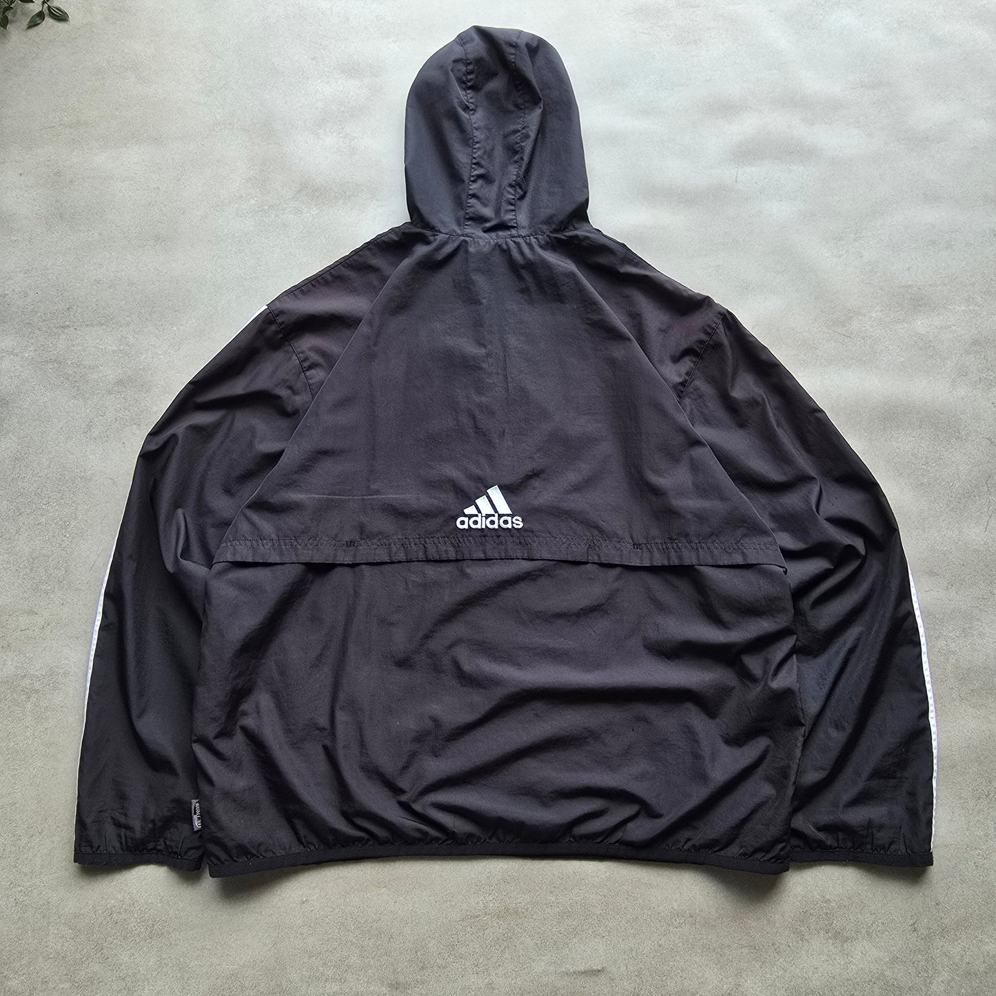 Vintage Adidas 1/2 Zip Windbreaker Jacket - XL