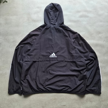 Vintage Adidas 1/2 Zip Windbreaker Jacket - XL