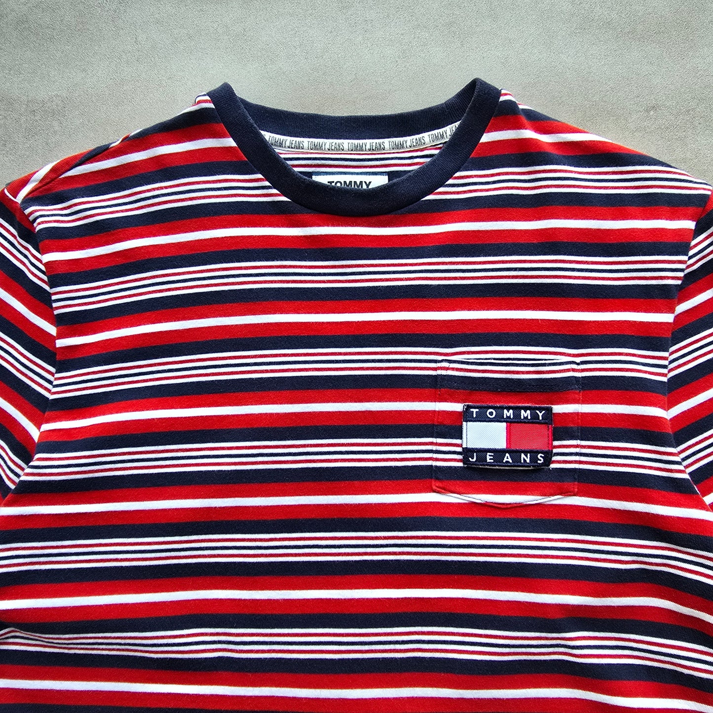 Tommy Hilfiger Striped Pocket Tee - S