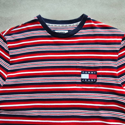 Tommy Hilfiger Striped Pocket Tee - S