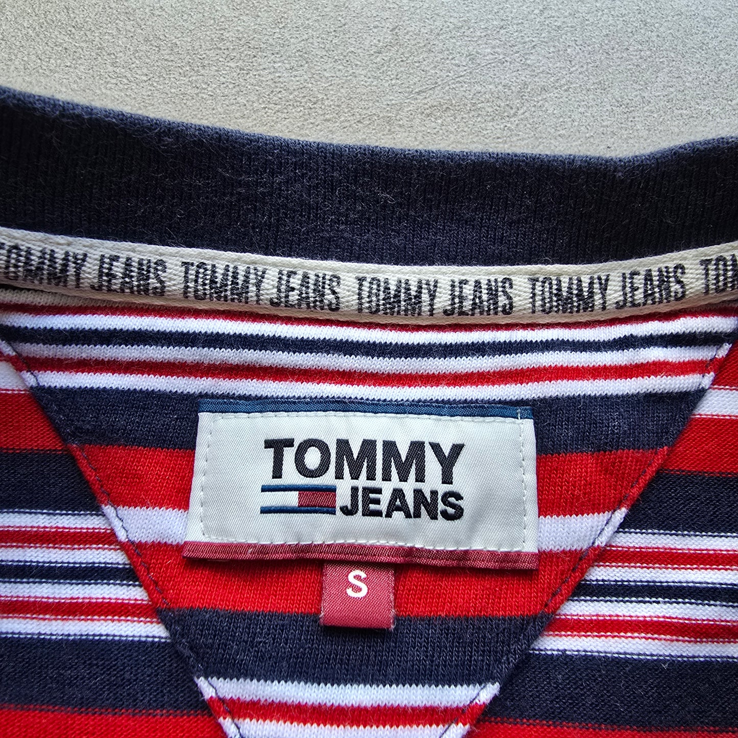 Tommy Hilfiger Striped Pocket Tee - S