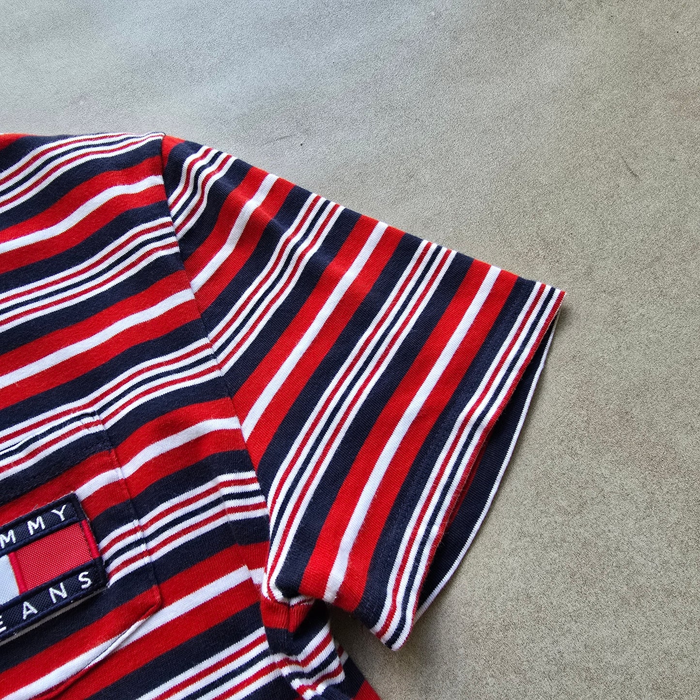 Tommy Hilfiger Striped Pocket Tee - S