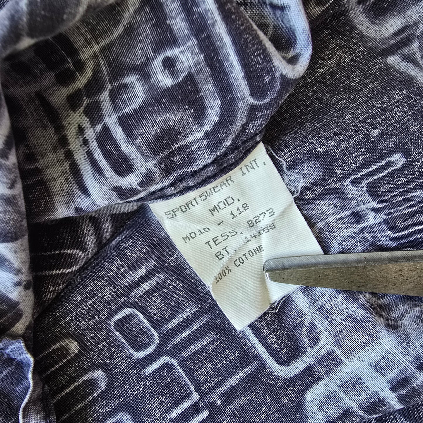 RARE Vintage Moschino 'Future' AOP Button Up Shirt - XL