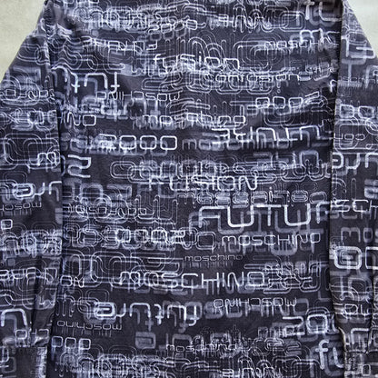 RARE Vintage Moschino 'Future' AOP Button Up Shirt - XL