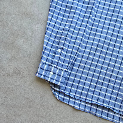 Lacoste Check Long Sleeve Button Up Shirt - M/L