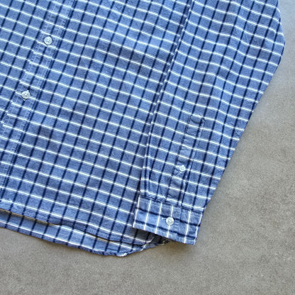 Lacoste Check Long Sleeve Button Up Shirt - M/L