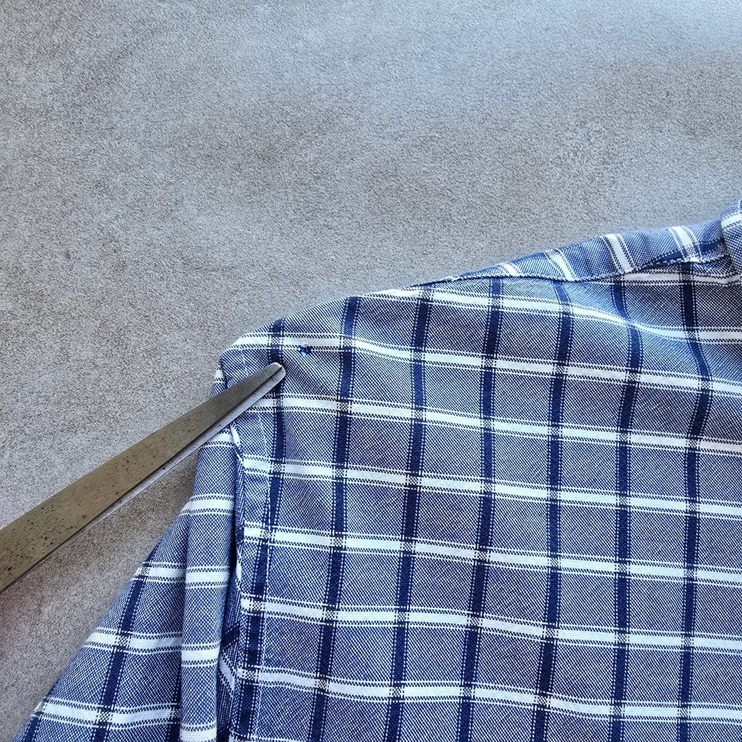 Lacoste Check Long Sleeve Button Up Shirt - M/L