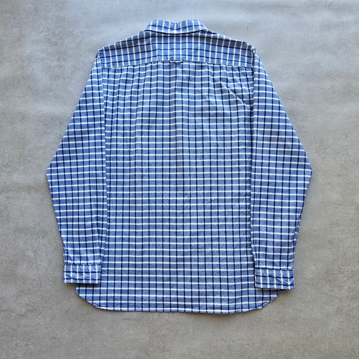 Lacoste Check Long Sleeve Button Up Shirt - M/L
