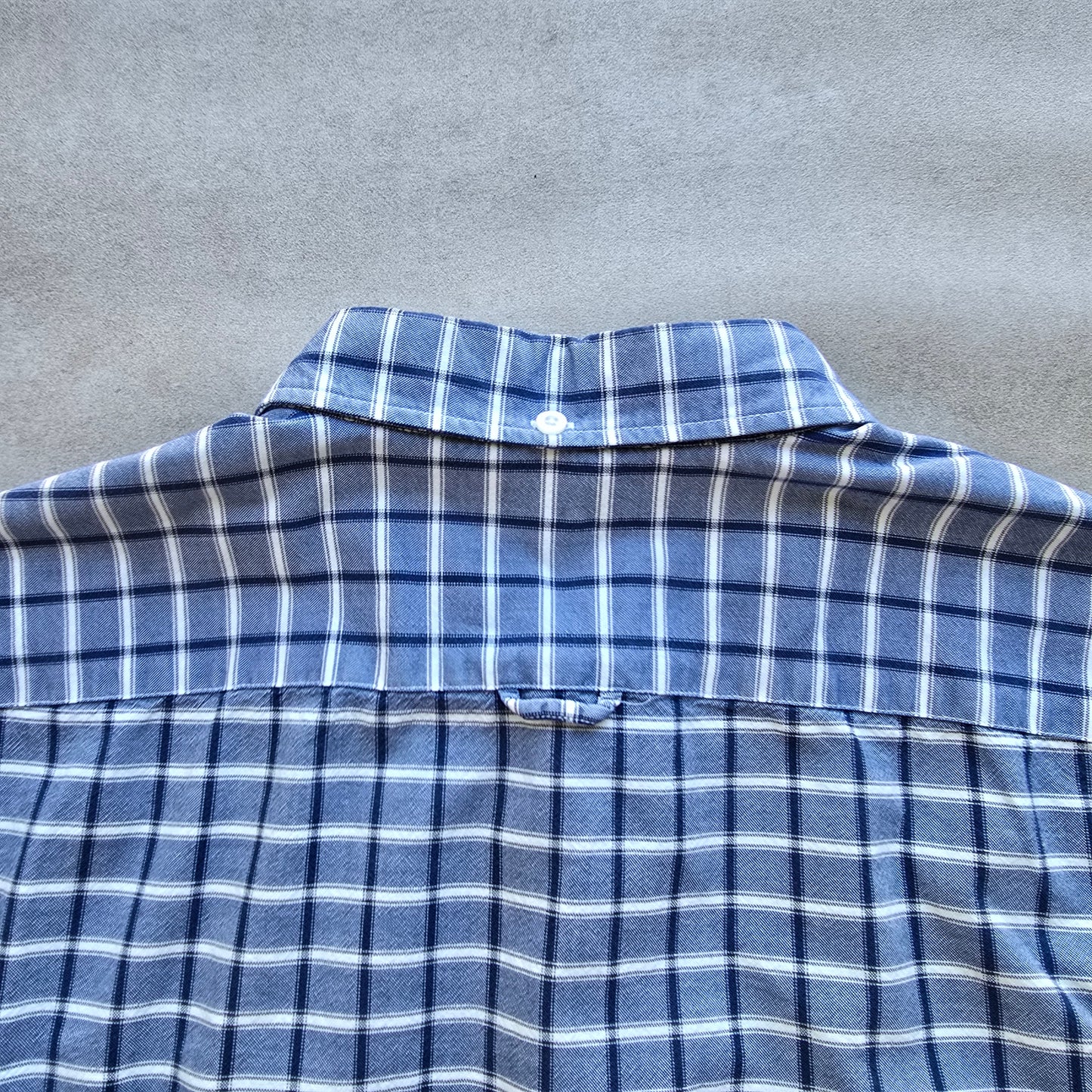 Lacoste Check Long Sleeve Button Up Shirt - M/L