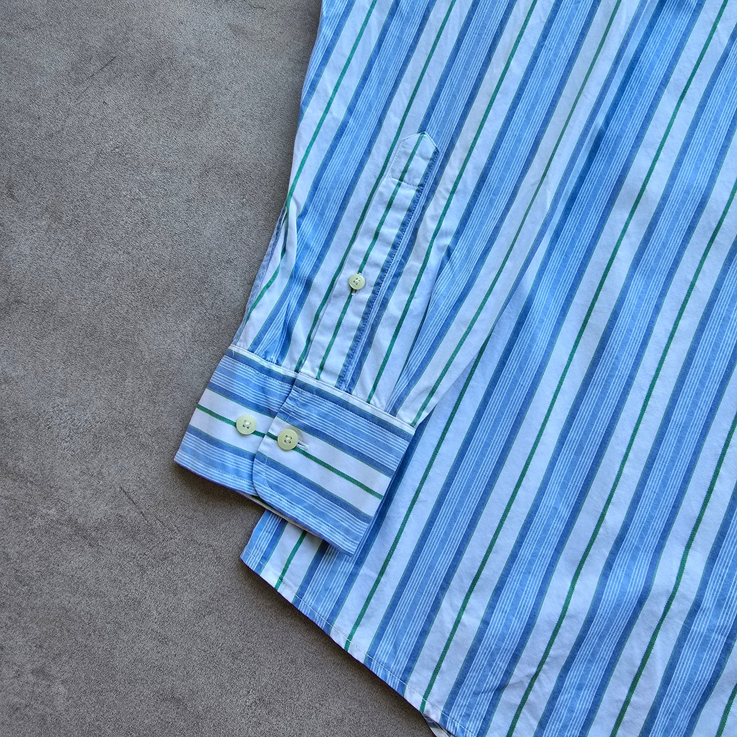 Nautica Striped Long Sleeve Button Up Shirt - L
